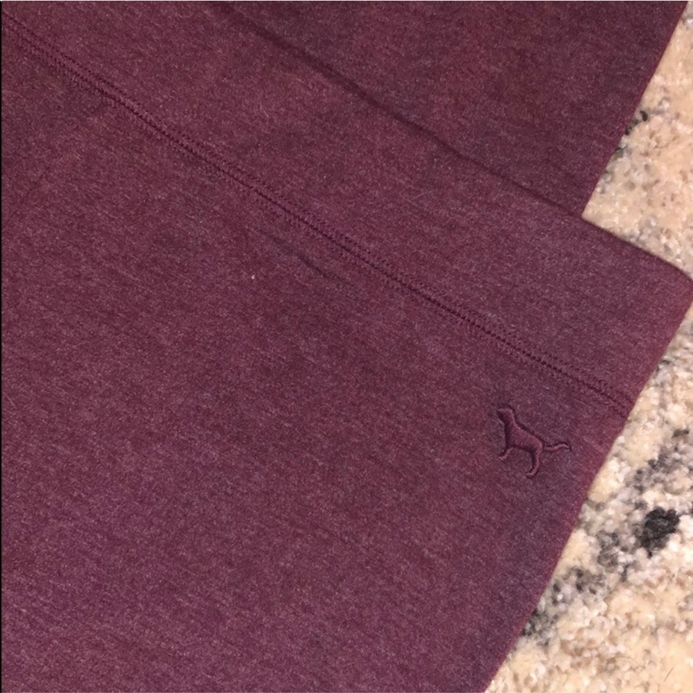 Victoria’s Secret PINK Heather Heathered Maroon - Picture 3 of 4